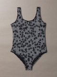 Black Girls Swimsuit - CK Monogram  Girls