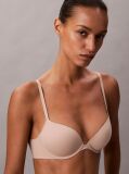 Beige Push Up Plunge Bra - Perfectly Fit  Women