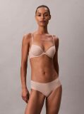 Beige Push Up Plunge Bra - Perfectly Fit  Women
