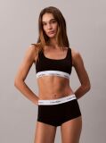 Black Unlined Bralette - Icon Cotton Modal  Women
