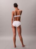 White Lightly Lined Triangle Bralette - Icon Cotton Modal  Women