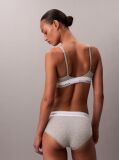 Grey Lightly Lined Triangle Bralette - Icon Cotton Modal  Women