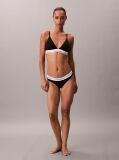 Black Lightly Lined Triangle Bralette - Icon Cotton Modal  Women