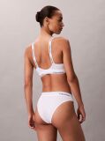 White Lightly Lined Bralette - Icon Cotton Modal  Women