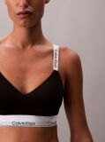 Black Lightly Lined Bralette - Icon Cotton Modal  Women
