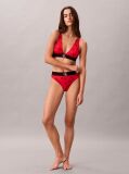 Red Triangle Bralette - Graphic Monogram Microfibre Stretch  Women