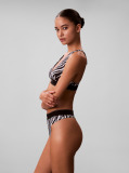 Multi Stretch Thong - Graphic Monogram Microfibre  Women