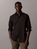 Black Regular Fit Essential Poplin Shirt  Men