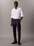 White Regular Fit Essential Poplin Shirt  Men