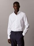 White Regular Fit Essential Poplin Shirt  Men