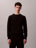 Black Supima Cotton Classic Sweater  Men