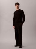 Black Supima Cotton Classic Sweater  Men