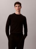 Black Supima Cotton Classic Sweater  Men