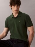 Green Cotton Piqué Polo Shirt  Men