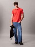 Red Cotton Piqué Polo Shirt  Men