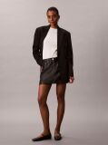 Black Faux Leather Mini Skirt  Women