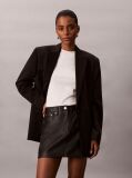 Black Faux Leather Mini Skirt  Women