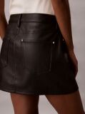 Black Faux Leather Mini Skirt  Women