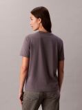 Grey Sequin Monogram Classic T-Shirt  Women