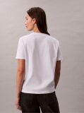 White Sequin Monogram Classic T-Shirt  Women