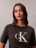 Grey Monologo Cropped Jumper  Women