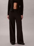 Black Ponte Logo Waistband Trousers  Women
