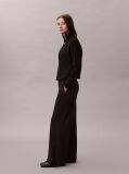 Black Ponte Logo Waistband Trousers  Women