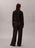 Black Ponte Logo Waistband Trousers  Women