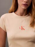Pink Slim Cropped Monogram T-shirt  Women