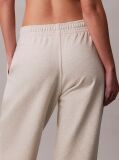 Beige Cotton Terry Monogram Joggers  Women