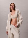 Beige Cotton Terry Monogram Joggers  Women