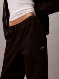 Black Cotton Terry Monogram Joggers  Women