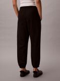 Black Cotton Terry Monogram Joggers  Women