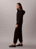 Black Cotton Terry Monogram Joggers  Women