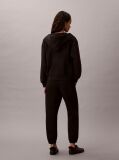 Black Cotton Terry Monogram Joggers  Women