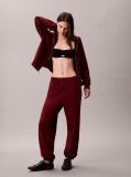 Red Cotton Terry Monogram Joggers  Women