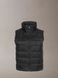 Black Lightweight Quilted Vest  Women