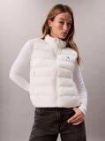 White Lightweight Quilted Vest  Women