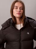 Black Short Down Puffer Jacket  Women