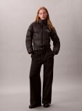 Black Monogram Down Puffer Jacket  Women