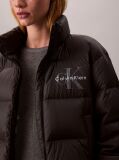 Black Monogram Down Puffer Jacket  Women
