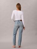 Denim High Rise Straight Jeans  Women