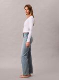 Denim High Rise Straight Jeans  Women