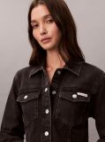 Black Denim Shirt Dress  Women