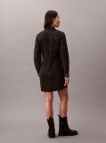 Black Denim Shirt Dress  Women