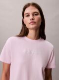 Pink Classic Foil Logo T-Shirt  Women