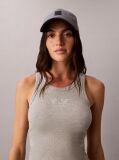 Grey Embroidered CK Logo Rib Tank Top  Women