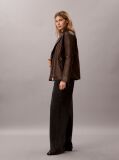 Brown Faux Leather Motorcycle Jacket  Women