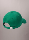 Green Monogram Woven Patch Cap  Men