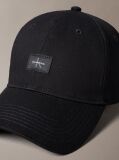 Black Monogram Woven Patch Cap  Men